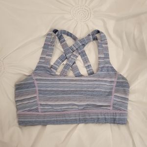 LULULEMON Striped Sports Bra